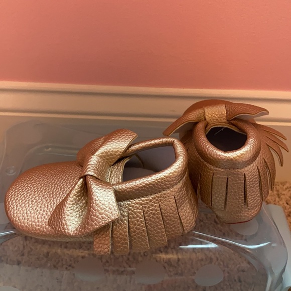 BUNDLE - Red Bottoms - Gold/Black/White Moccasins - Picture 3 of 7